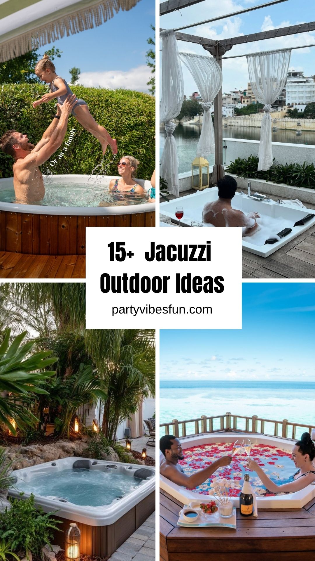 Jacuzzi Outdoor Ideas for Relaxing Luxury Backyard Retreats