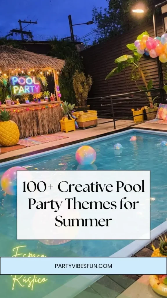 Pool Party Theme Ideas
