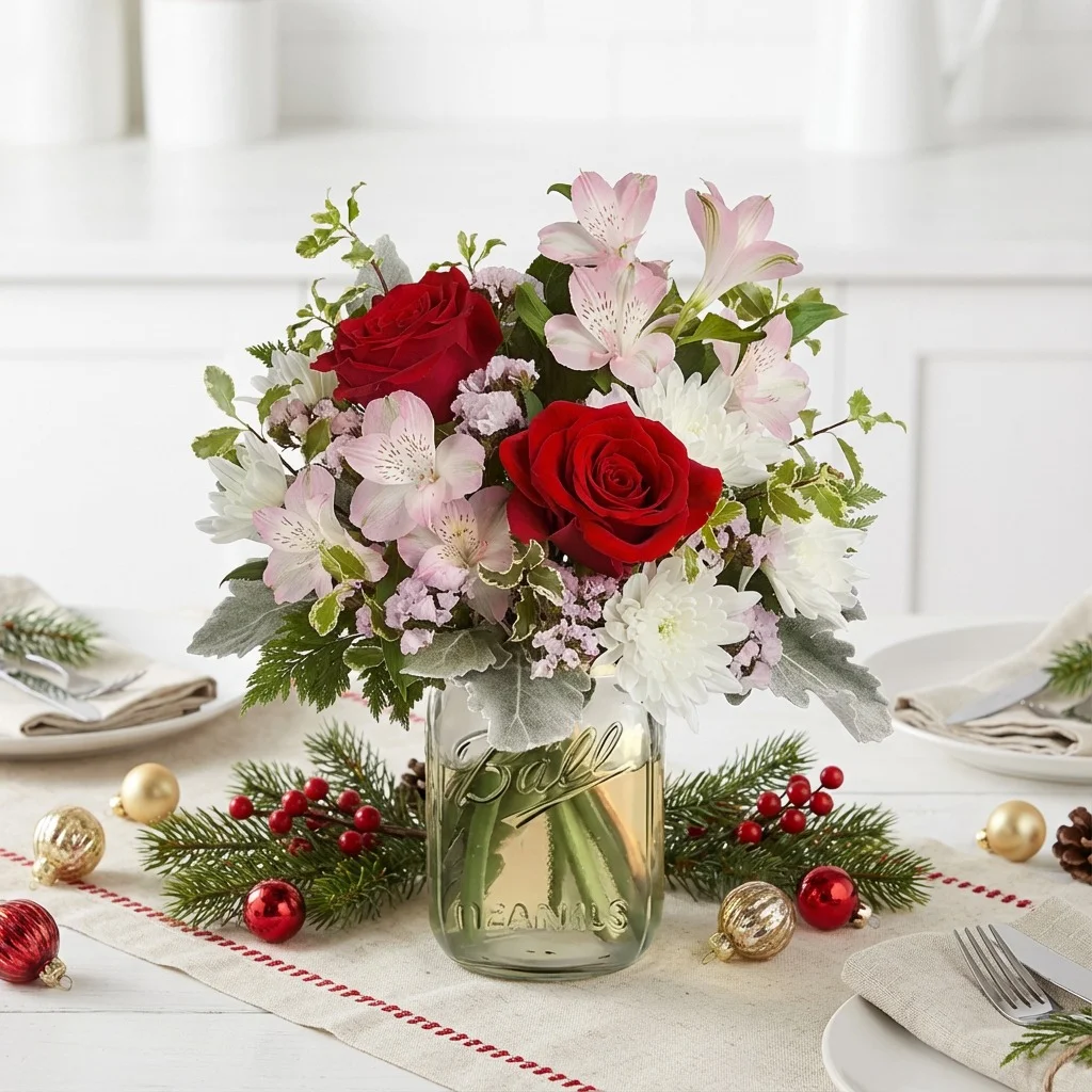 Baby In Bloom Table Decor