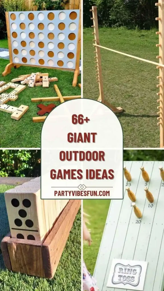 Giant Outdoor Games Ideas