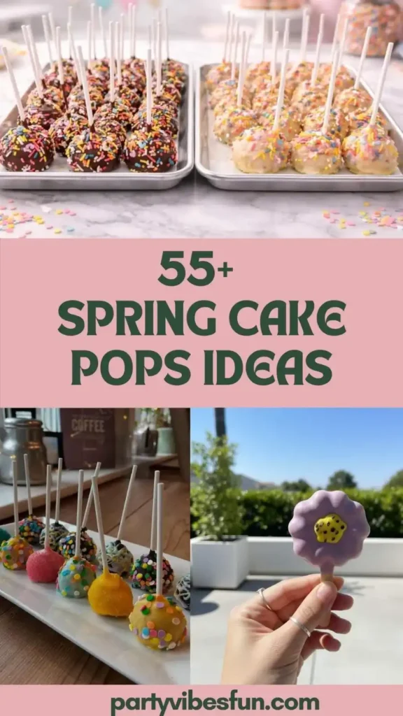 Spring Cake Pops Ideas