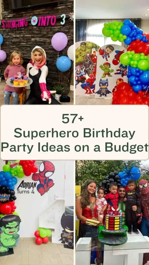 Superhero Birthday Party Ideas