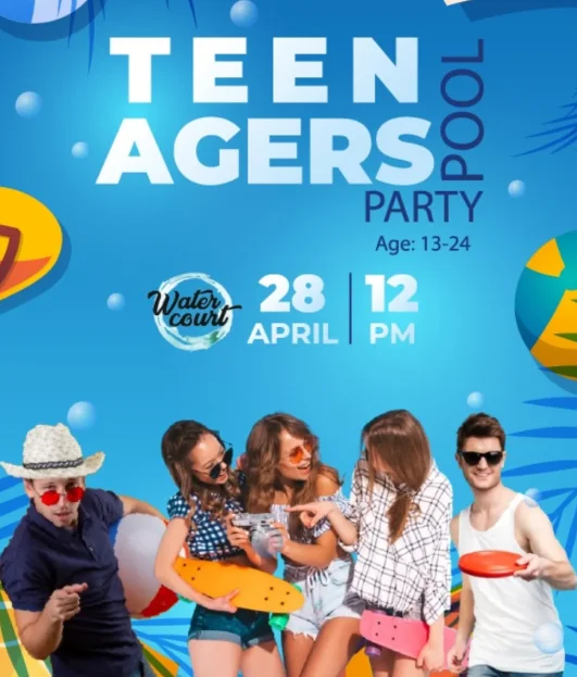 Pool Party Flyer Ideas