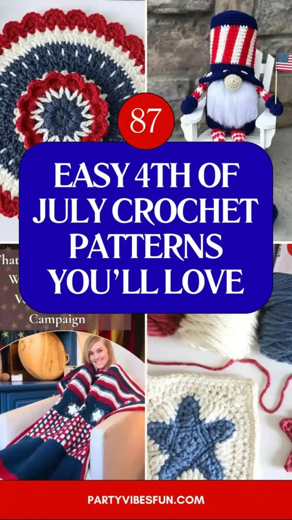 4th July Crochet Ideas