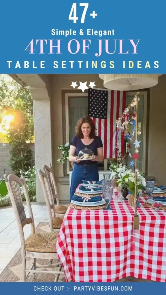 4th of July Table Decoration Ideas