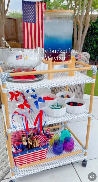4th of July Drink Station Ideas