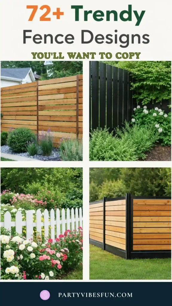 Trendy Fence Designs